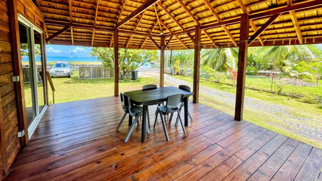 Raiatea - Bungalow Nautilus Lagoon Villa Утуроа Екстериор снимка