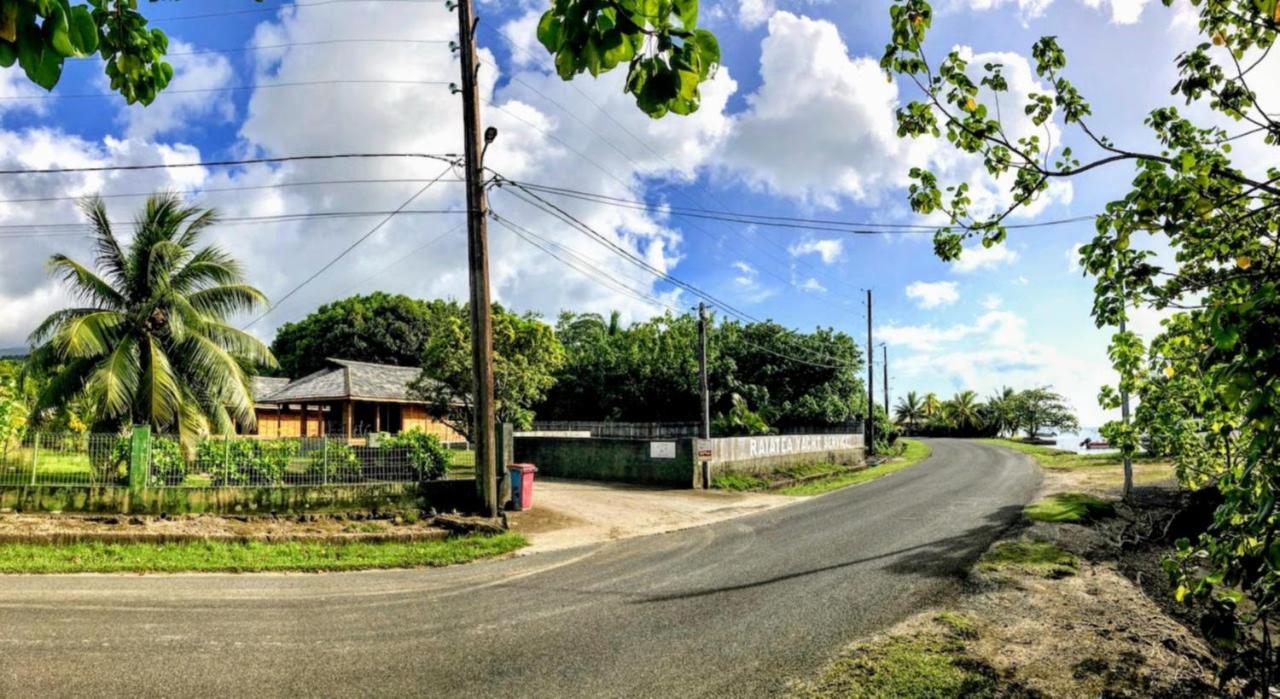 Raiatea - Bungalow Nautilus Lagoon Villa Утуроа Екстериор снимка